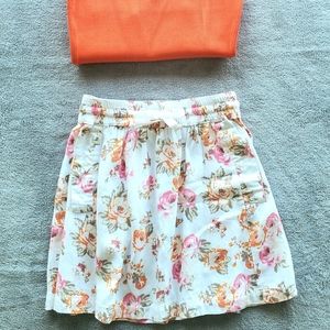 💥2 for $30💥Talula by Aritzia Floral Skirt